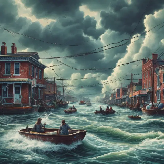 Image of small businesses braving rough waters as they adapt to the economic impact of the COVID-19 pandemic, with investors and government aid extending helping hands