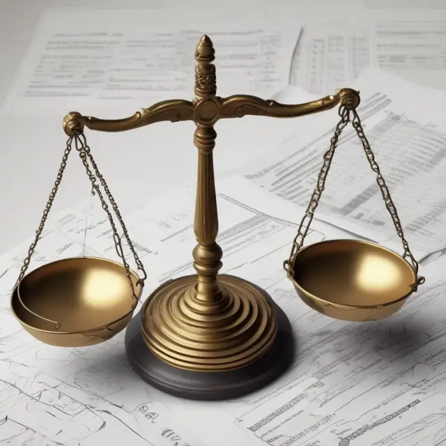 Balance scale comparing margin regulations to maintenance calls in a margin trading context