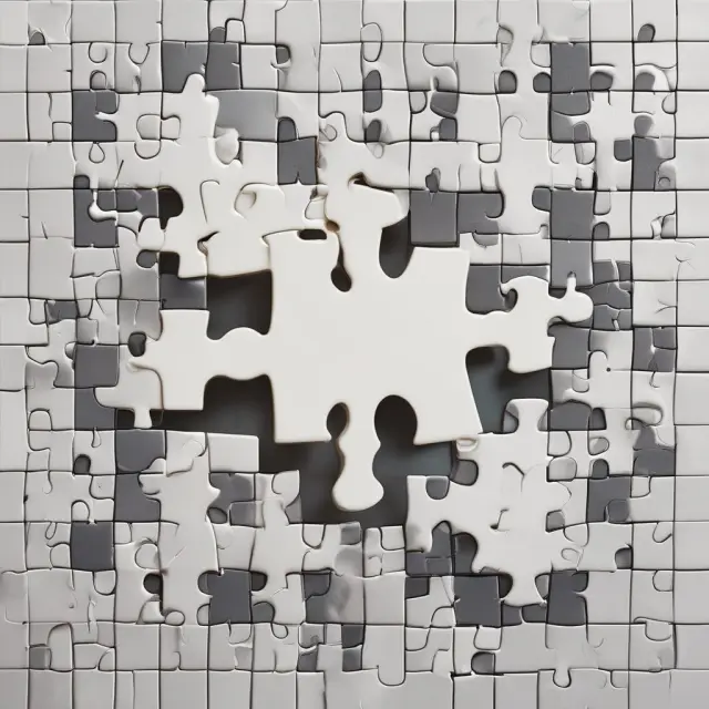 An image of interlocking puzzle pieces representing the advantages of assemble-to-order production