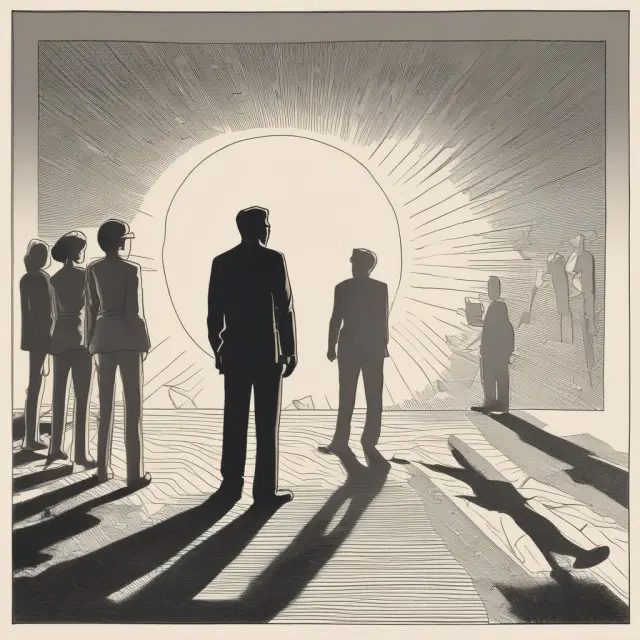 Sun (MBO) reveals objectives, Shadows (MBE) uncover exceptions in management styles