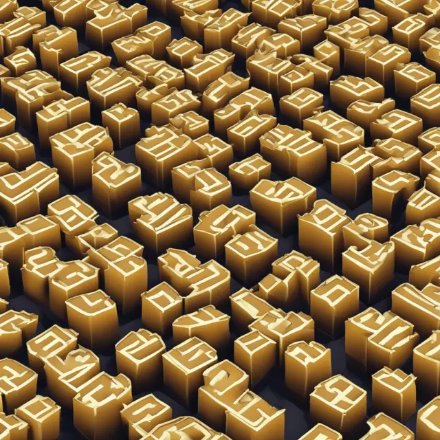 An intricate labyrinth of numbers morphs into glittering gold, symbolizing inventory turnover analysis and improved operational efficiency
