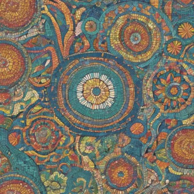 A colorful mosaic of maquiladora trends, challenges, and opportunities, illustrating the sector