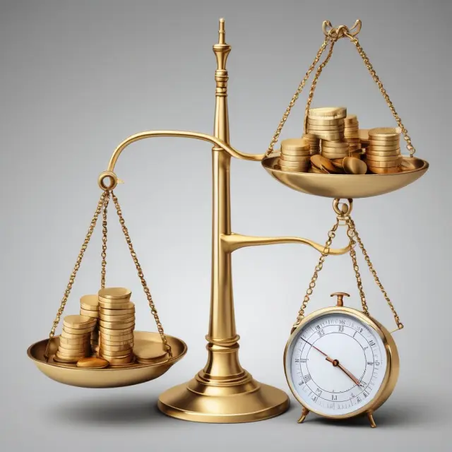 A scale balances stocks represented by golden coins, with broker caps symbolizing initial margin requirements (IMR) and a magnifying glass focusing on the maintenance margin