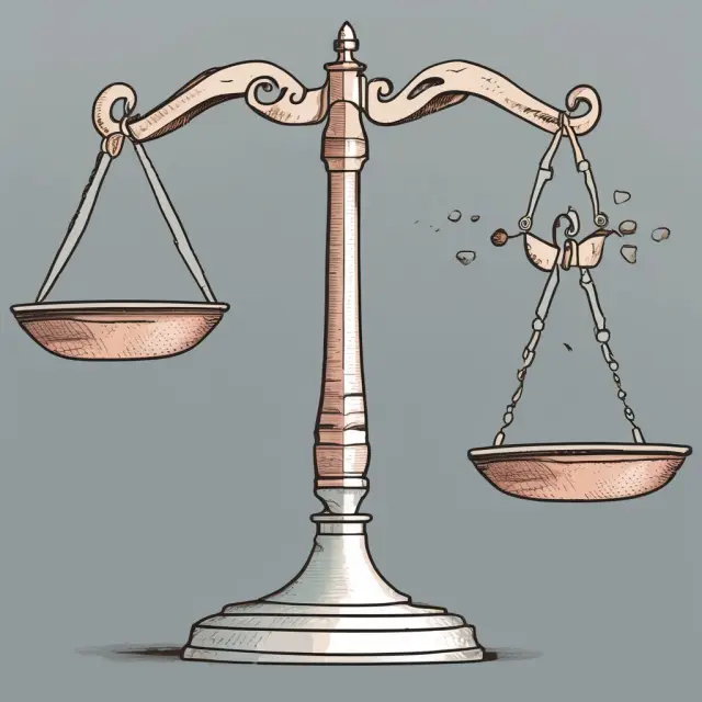 Three scales represent IRA, mutual fund, and margin account; balanced to highlight investment choices for informed decisions.