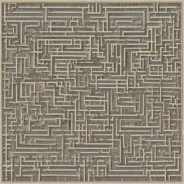 A complex isoquant labyrinth represents the MRTS concept, illustrating various combinations of labor and capital that maintain constant output