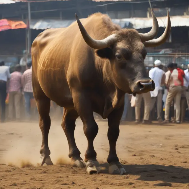 An image of a bull with waning horns, representing the limitations of marginal revenue product in changing market conditions