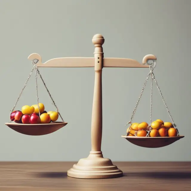 Scale illustrating the relationship between consumer spending (MPC) and savings. MPC determines how income changes affect the balance between spending and saving.