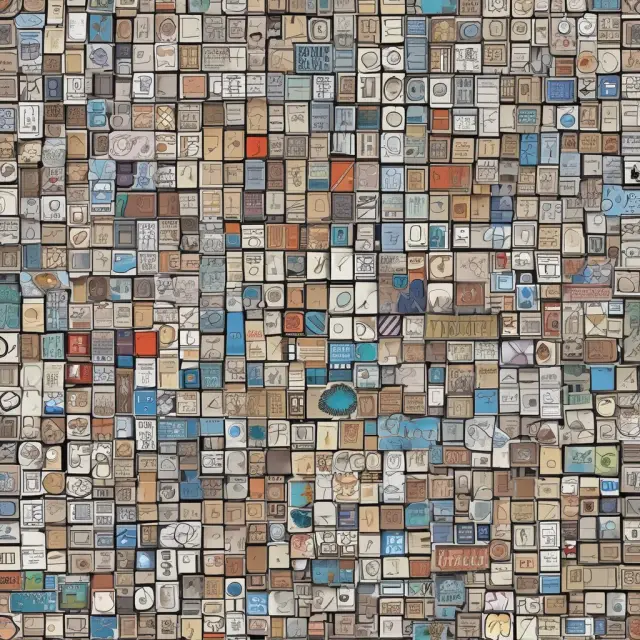 Assets arranged as a mosaic with adjustments for unique features to determine fair market value