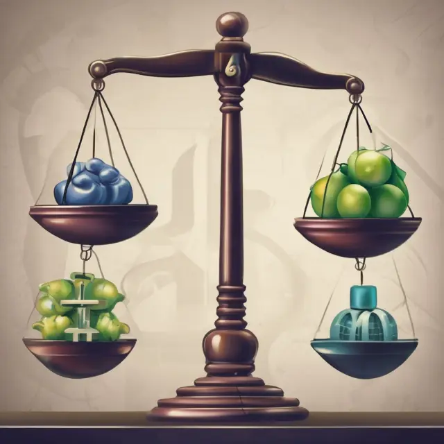A balanced scale holds market approach and alternative methods for private business valuations, symbolizing the importance of considering various approaches to accurately determine value