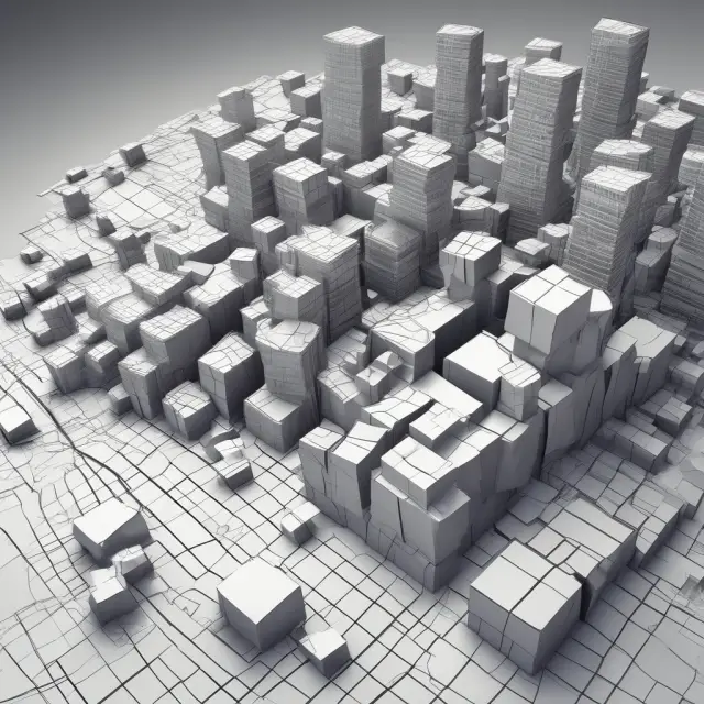 Market approach: Comparing recent sales of similar assets to estimate fair value. Illustrated with interconnected building blocks symbolizing sale transactions.
