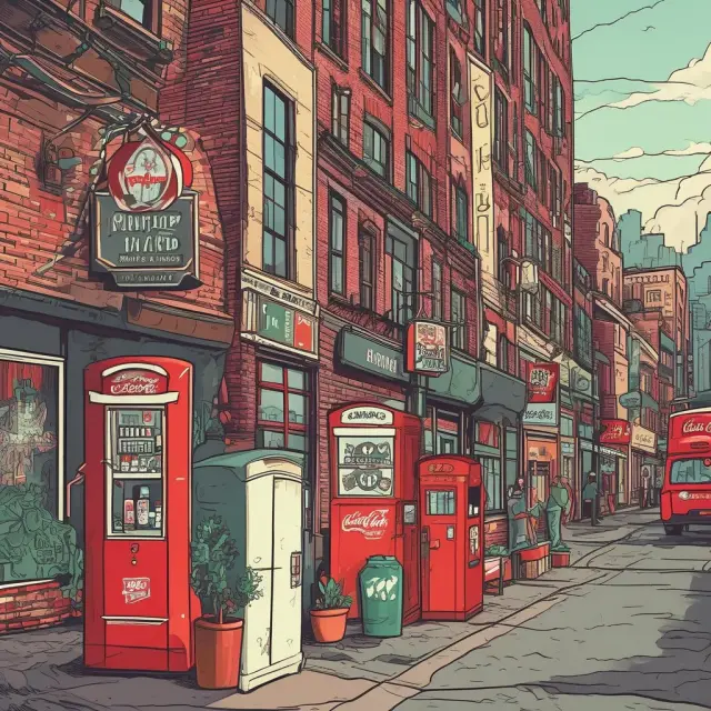 Five market forces representing Apple, Coca-Cola, Amazon, Netflix, and Starbucks as metaphorical storms disrupting their respective industries with effective market penetration strategies