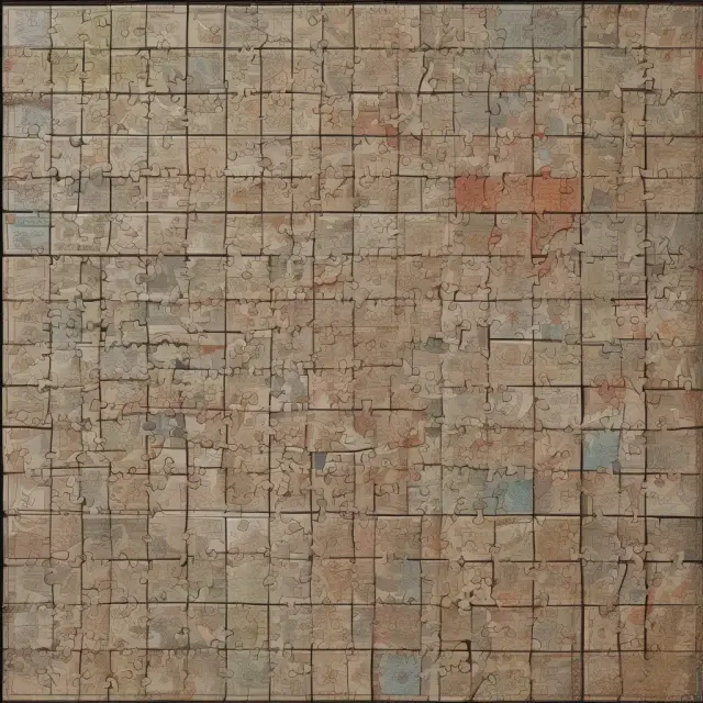 An incomplete jigsaw puzzle representing a market portfolio, symbolizing the challenges of implementing full diversification.