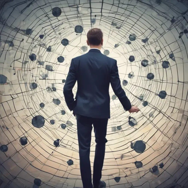 Institutional investor managing diversified market portfolio, navigating interconnected global markets for optimal risk management