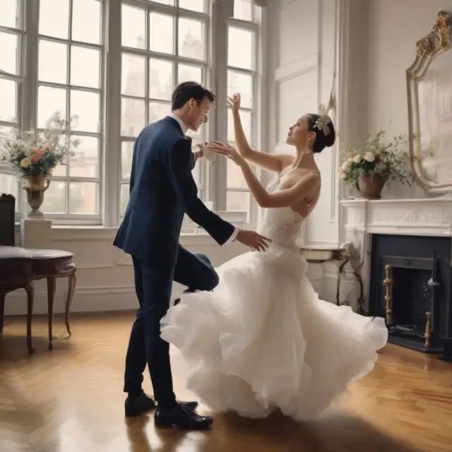 Image of bids and offers intertwining in a metaphorical dance, influencing the market price