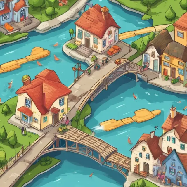 Two sides of the bridge represent buyers and sellers, with bids (highest price) and offers (lowest price) constantly adjusting to meet in the middle