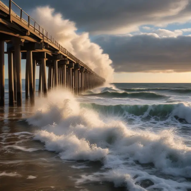 An image of waves representing market volatility impacting bond prices in the midst of economic data