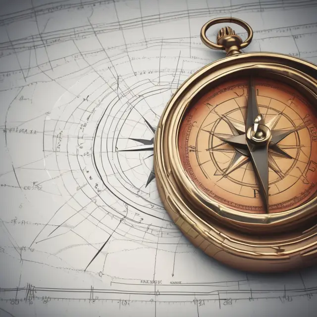 A compass symbolizing market research leading businesses towards effective strategies based on customer insights