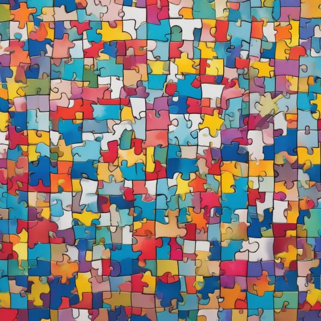 A tableau of interconnected puzzle pieces representing market segments, illustrating the potential benefits for financial investors.