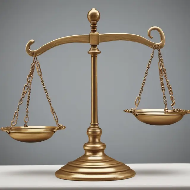Two scales symbolizing fairness and regulation in markets, balanced on a single pole, with investors and SEC agents working together to ensure consumer protection.
