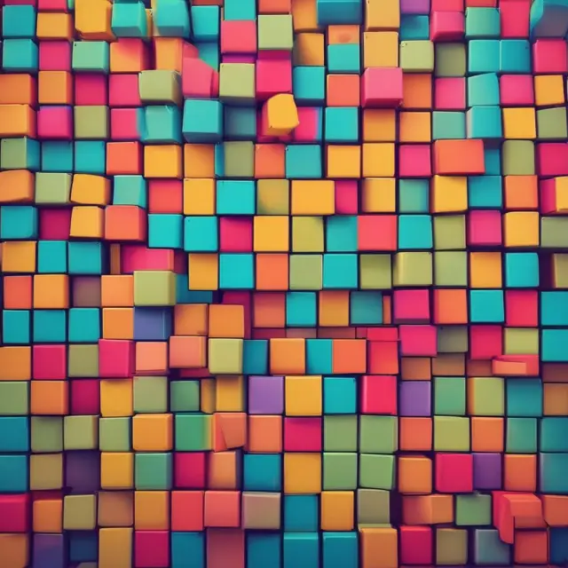 Vibrant image of diverse building blocks representing marketing campaign objectives: branding, sales, and rehabilitation