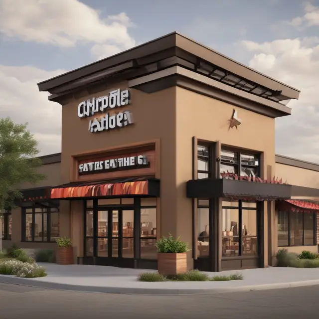 A phoenix rising from the flames, symbolizing Chipotle
