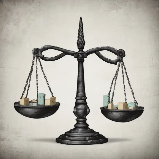 Scales depicting market neutral strategy