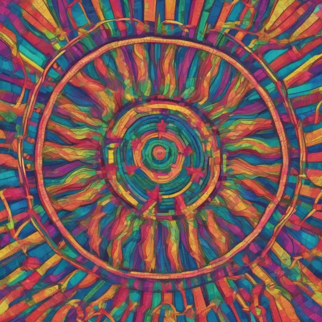 An image of a kaleidoscope displaying various questions about market risk, answered through swirling wisps of knowledge.