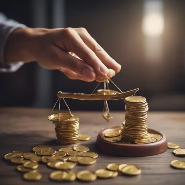 Gold coins representing historical, required, and expected market risk premiums for portfolio management.