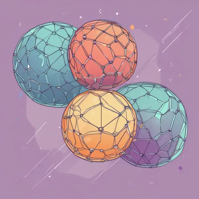 Orbs depicting homogeneity, distinction, and reaction criteria in market segmentation