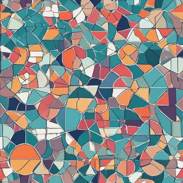 Market segmentation: A vibrant mosaic of diverse customer groups unified through targeted marketing efforts.