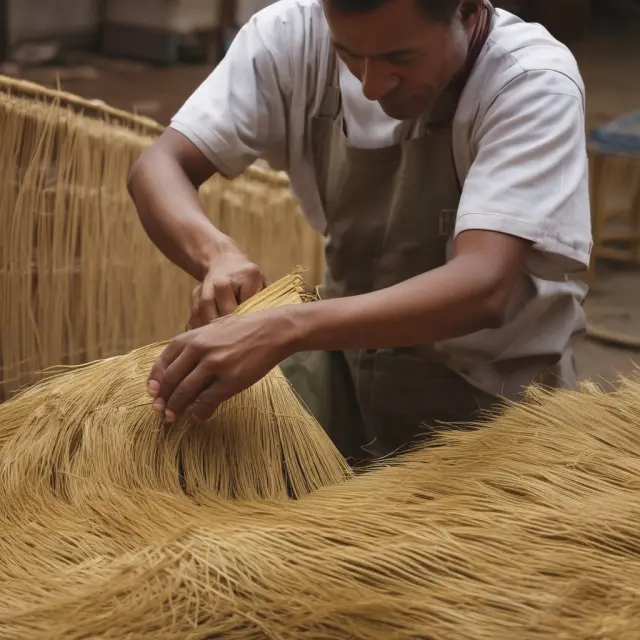 A golden-handed artist creates intricate tapestries illustrating successful market timing stories