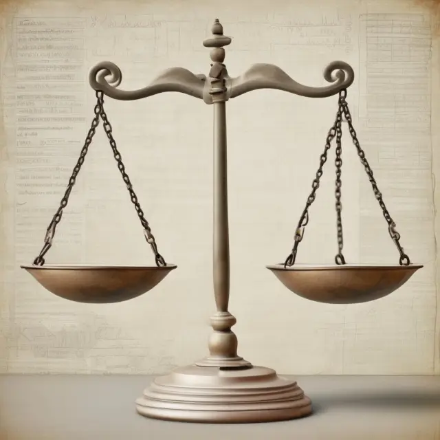 Scales with market values on one pan and historical costs on the other, emphasizing MTM financial reporting