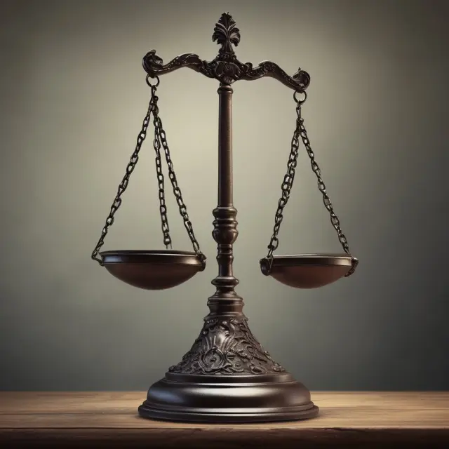 An iron fist crushing the scales of justice during martial law, illustrating civil liberties suspension.