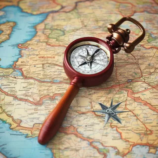 A hammer and compass representing Marxian economics sit atop a world map, illustrating the global impact of economic theories and political ideologies.