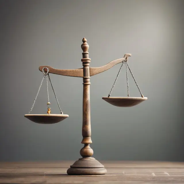 A scales balanced between an MBA and MPA, symbolizing the decision-making process between business and public administration master
