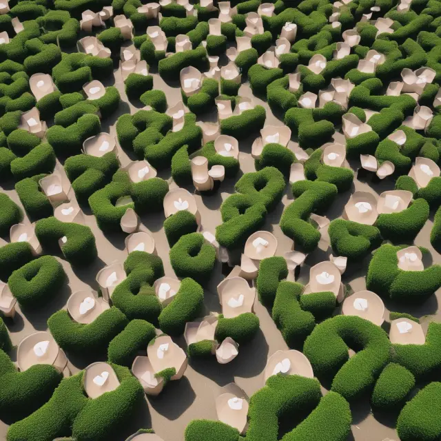 Garden of hourglasses representing the seven material participation tests
