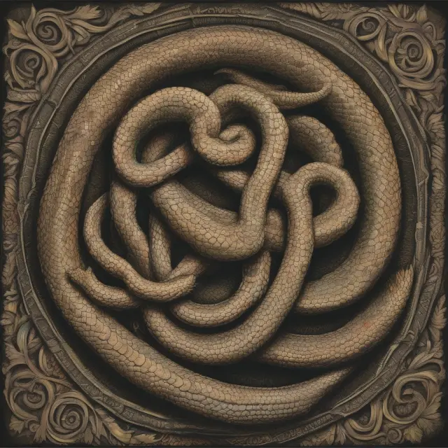 Two serpents coiling around a maturity clock, representing Renewals and Prepayments. One serpent elongates the clock