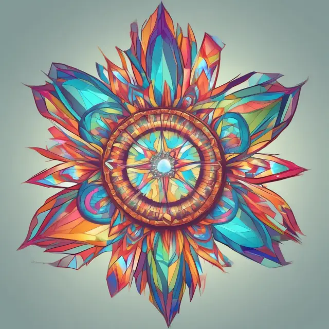 A kaleidoscope reflecting various investment mirrors, representing maximum drawdown limitations and the need for a holistic perspective on risk assessment