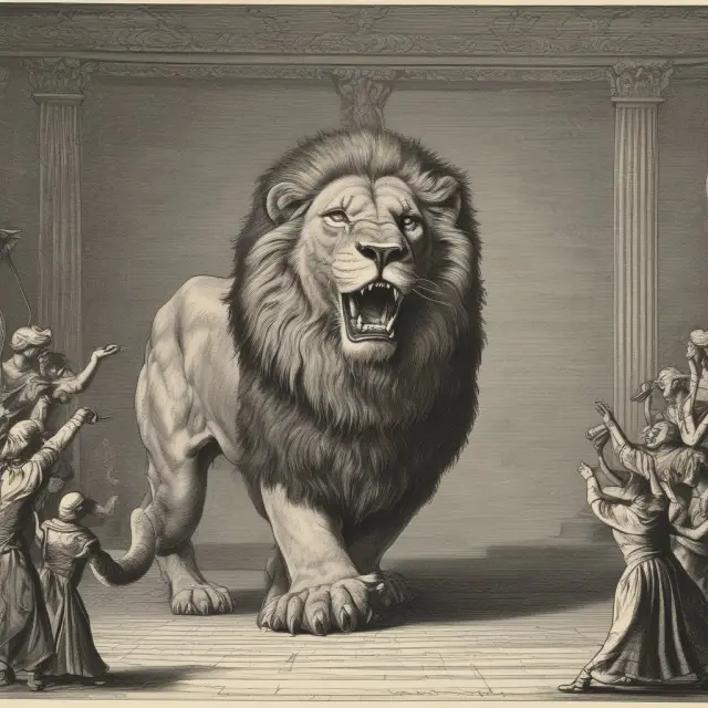 Institutional investor as a lion tamer bravely navigating the risks and opportunities within the circus-like chaos of management buyouts