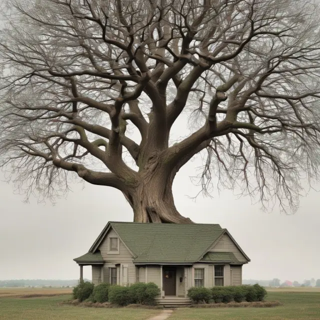 An image of a tree with interwoven branches symbolizing Mortgage-Backed Securities (MBS) derived from home loans, nurtured by investment capital and weathering financial crises.