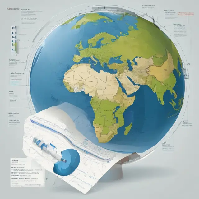 Two globes connected by pipes: one labeled 