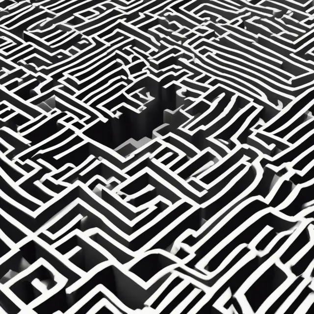 An image showing consumer confidence represented by a stream flowing through a maze, with the Michigan Consumer Sentiment Index as a guiding beacon among various economic indicators