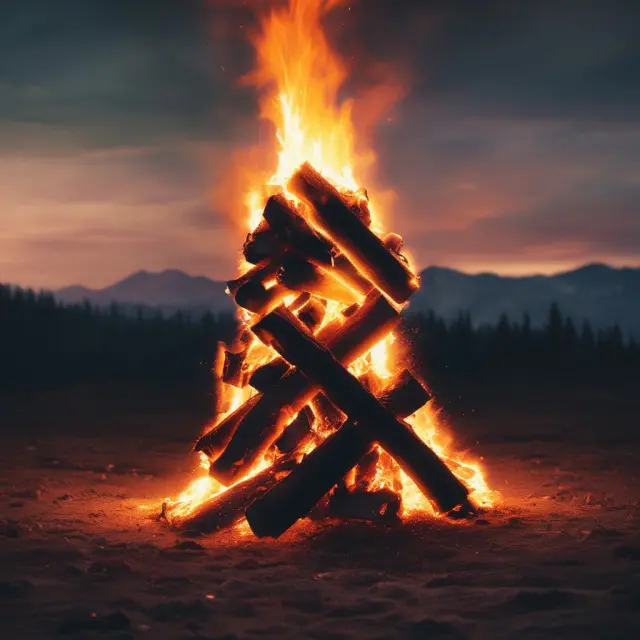 Bonfire of tax refunds and checks representing mental accounting in everyday life