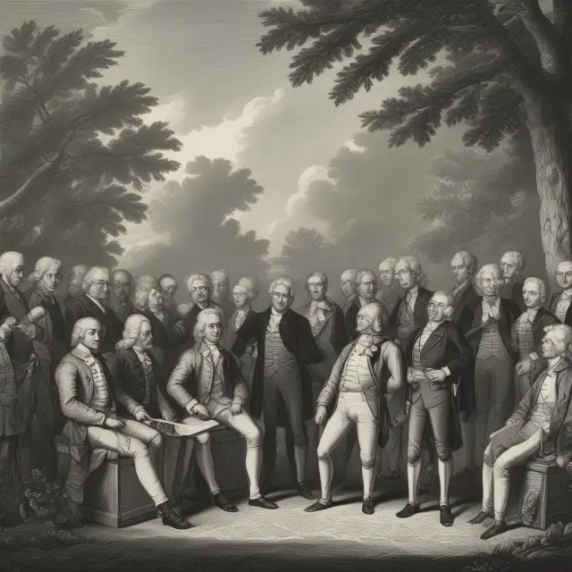 A British hand manipulating colonial economies through mercantilist policies, leading to inflation, taxation, and discontent. Colonists depicted as puppets protesting against restricted trade.
