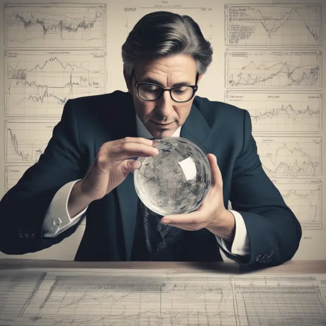 Institutional investor evaluating credit risk using the Merton model and associated financial visualizations