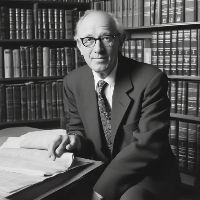 An engineer turning into an economist, represented as a call option on knowledge, symbolizing Merton