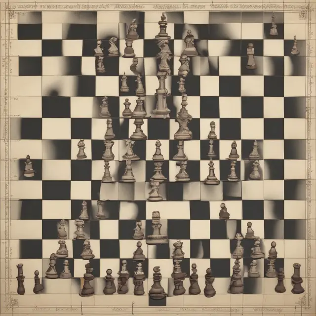 European and American options depicted as knights on a chessboard, with the Merton model formula at the center.