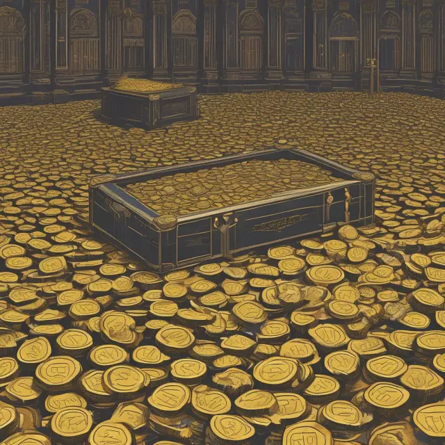 Banks engaging in interbank lending: Gold coins representing MIBOR flow to money pits symbolizing MIBID, illustrating the difference and relationship between these important Indian interest rates