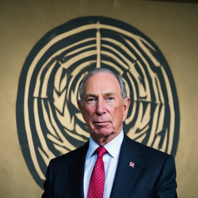 A chivalrous Michael Bloomberg, as the UN