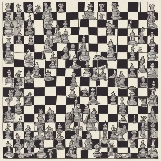 A king, personifying micromanagement, oversees a chessboard, controlling each pawn